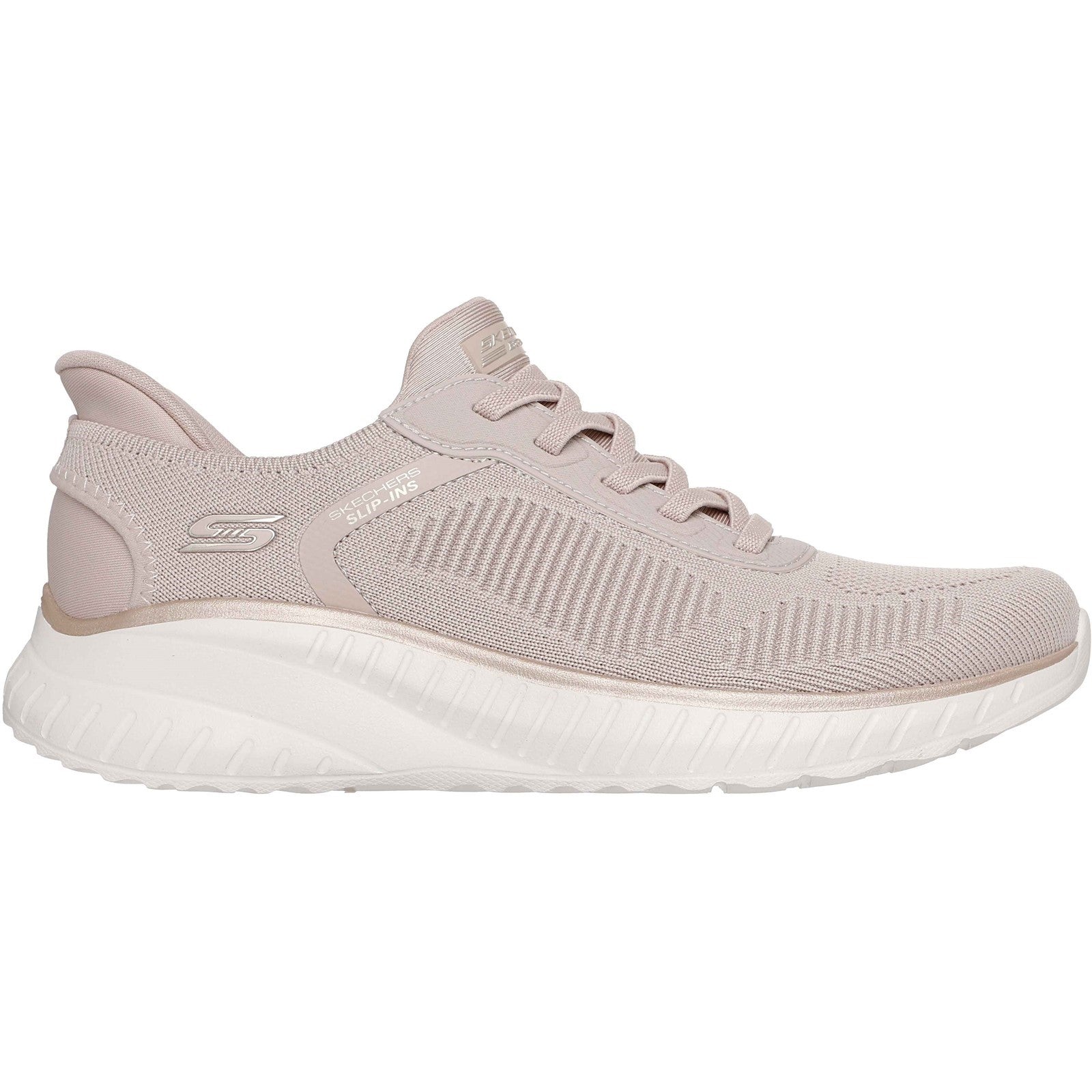 Skechers 117497 Natural Bobs Sport Squad Chaos Trainers