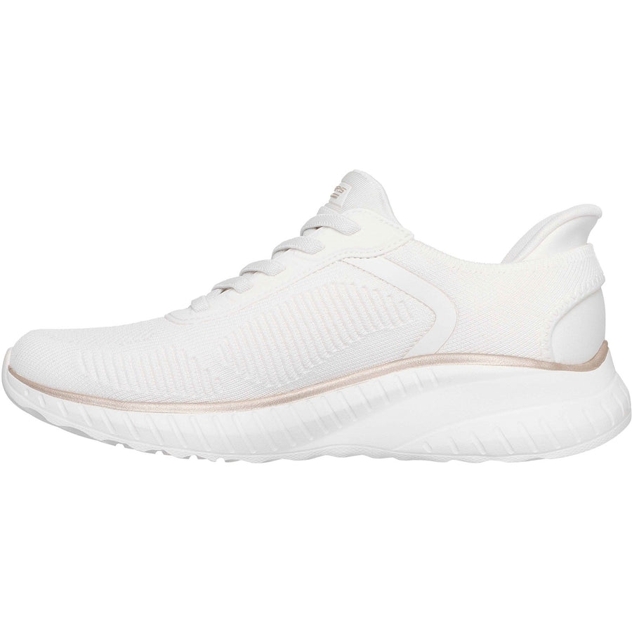 Skechers 117497 White Bobs Sport Squad Chaos Trainers
