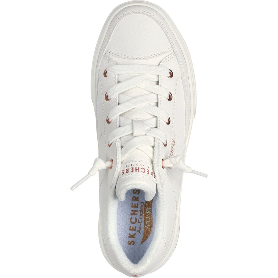 Skechers 177189 White Arch Fit Arcade On My Way Trainers