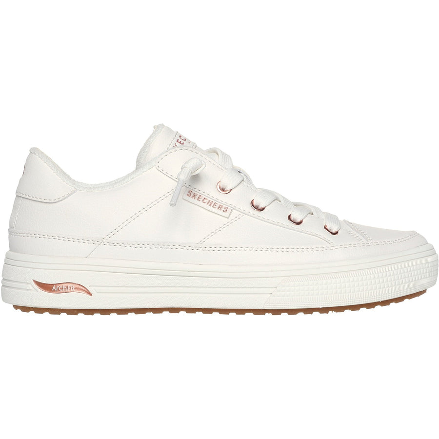 Skechers 177189 White Arch Fit Arcade On My Way Trainers