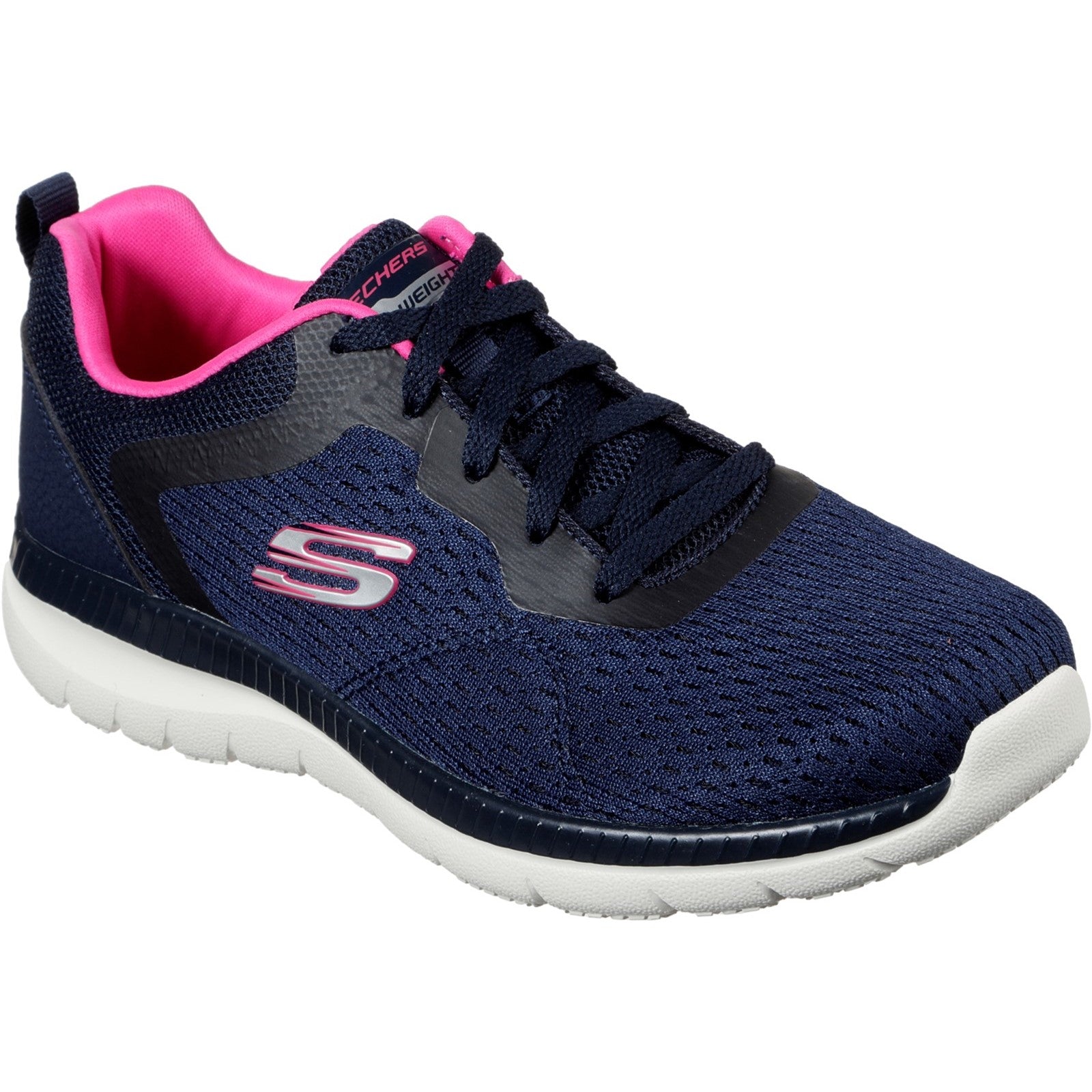 Skechers 12607 Navy Bountiful Quick Path Trainers