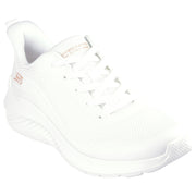 Skechers 117483 White Bobs Squad Waves Still Wading Trainers