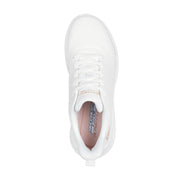 Skechers 117483 White Bobs Squad Waves Still Wading Trainers