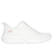 Skechers 117483 White Bobs Squad Waves Still Wading Trainers