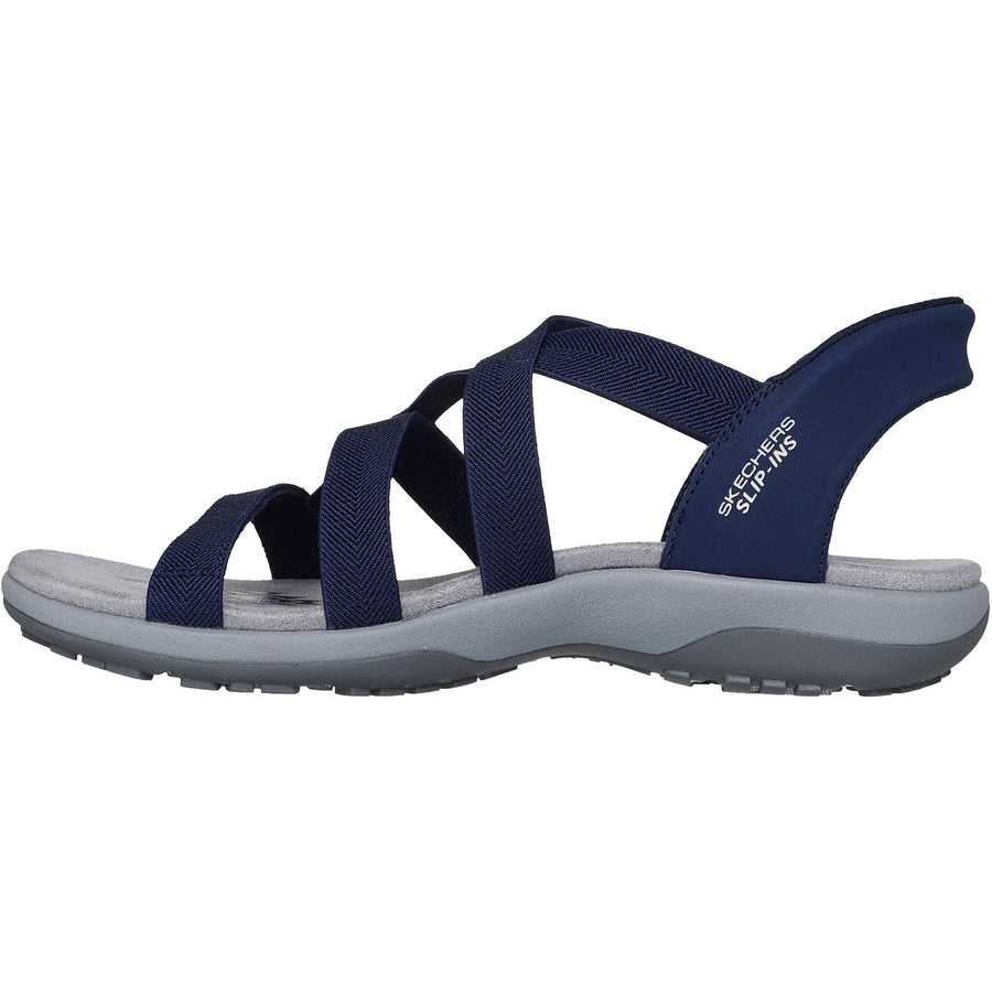 Skechers 163460 Navy Reggae Slim Stretch Flex Sandals