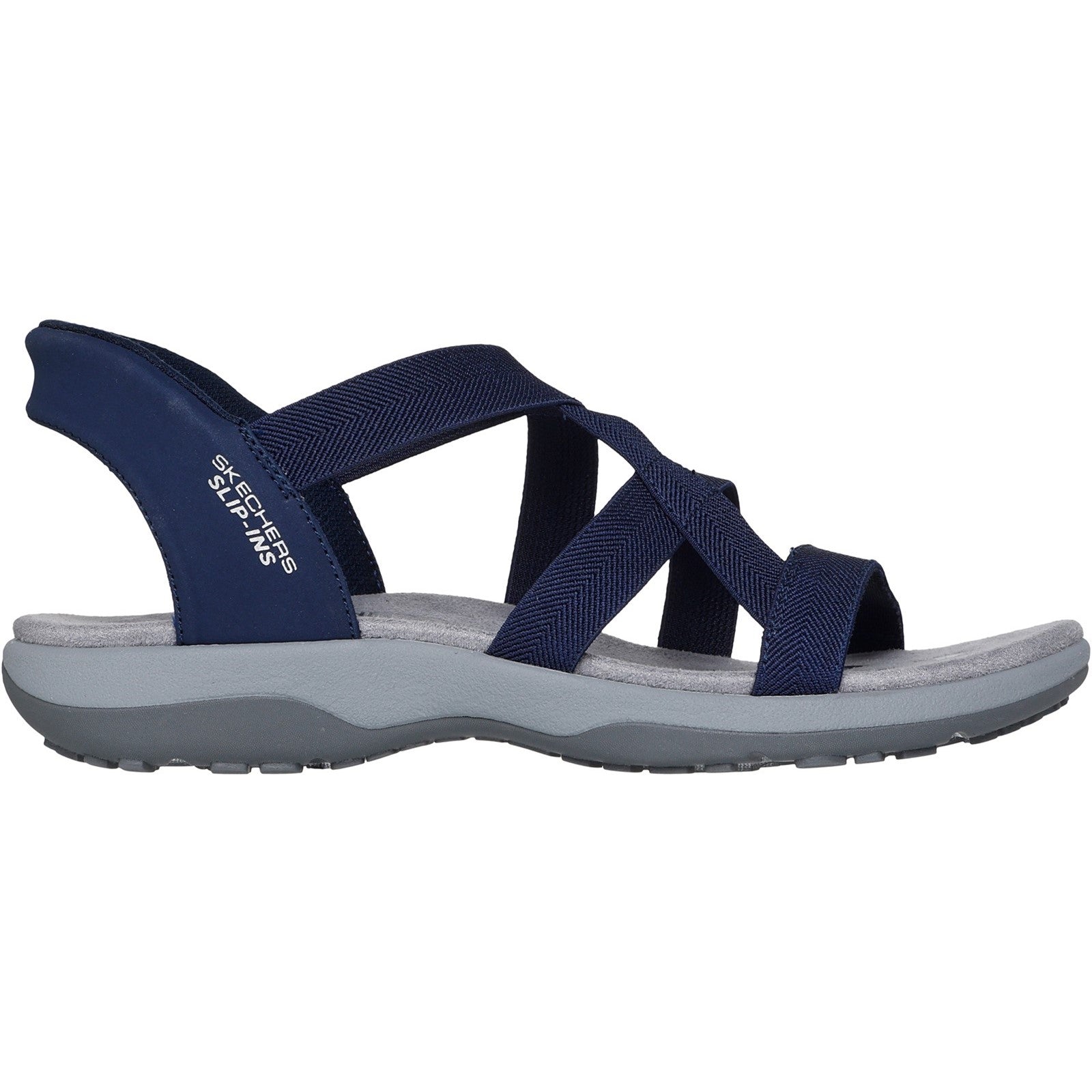 Skechers 163460 Navy Reggae Slim Stretch Flex Sandals