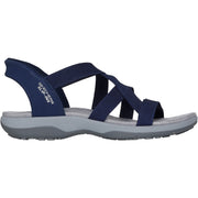 Skechers 163460 Navy Reggae Slim Stretch Flex Sandals