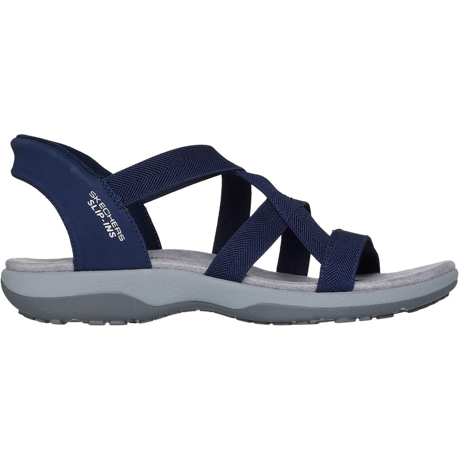 Skechers 163460 Navy Reggae Slim Stretch Flex Sandals