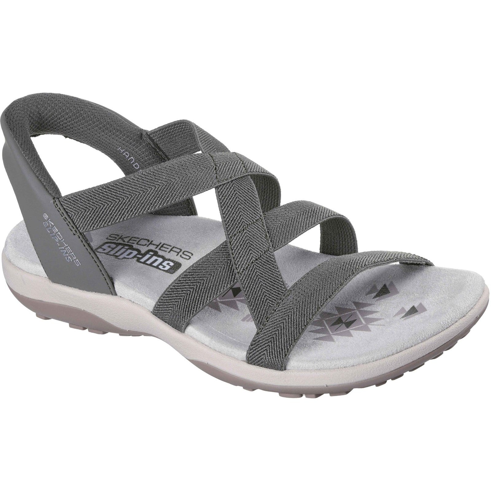 Skechers 163460 Olive Reggae Slim Stretch Flex Sandals