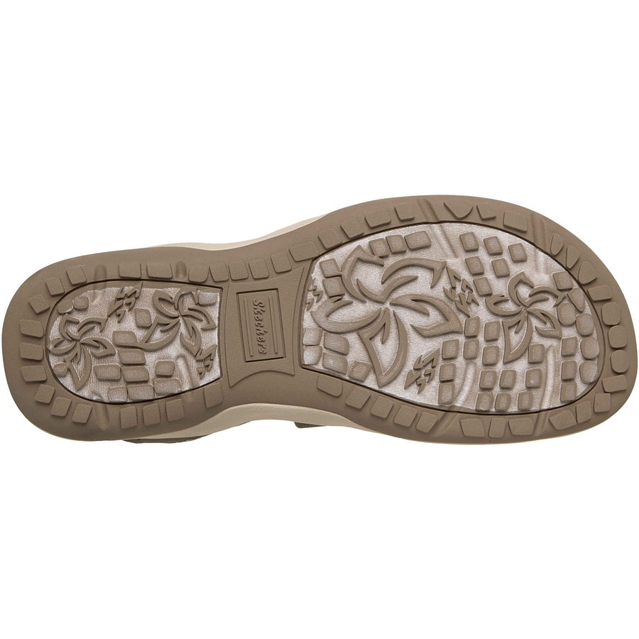 Skechers 163460 Olive Reggae Slim Stretch Flex Sandals