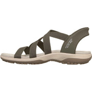 Skechers 163460 Olive Reggae Slim Stretch Flex Sandals