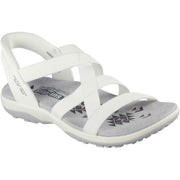 Skechers 163460 White Reggae Slim Stretch Flex Sandals