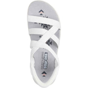 Skechers 163460 White Reggae Slim Stretch Flex Sandals