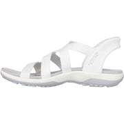 Skechers 163460 White Reggae Slim Stretch Flex Sandals