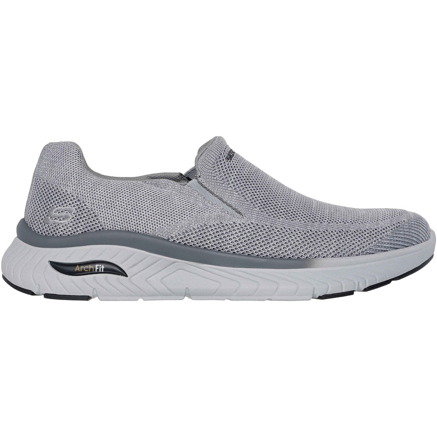 Skechers 205345 Grey Arch Fit Crosser Locke Trainers