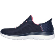 Skechers 150123W Navy Pink Summits Diamond Dream Trainers