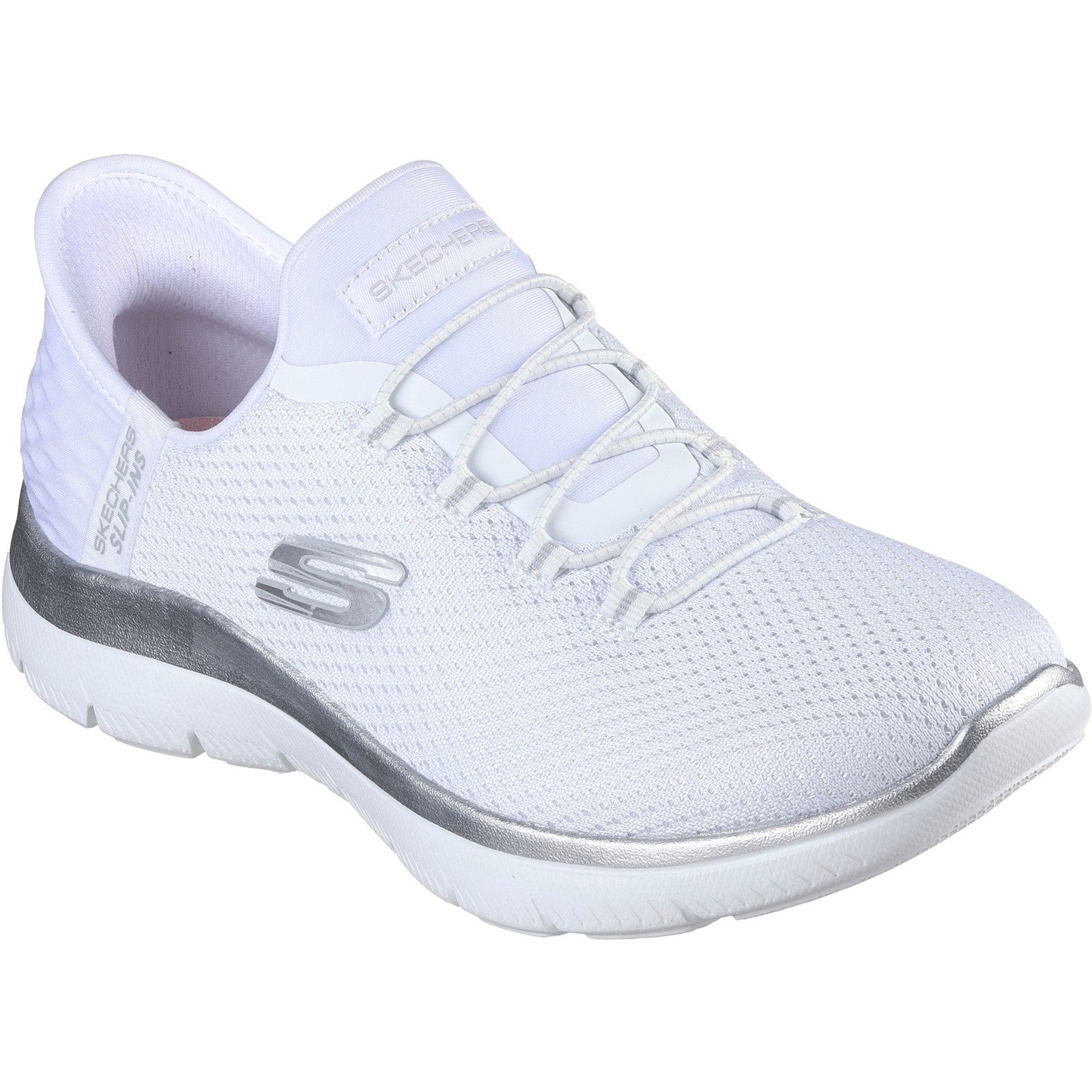 Skechers 150123W White Summits Diamond Dream Trainers