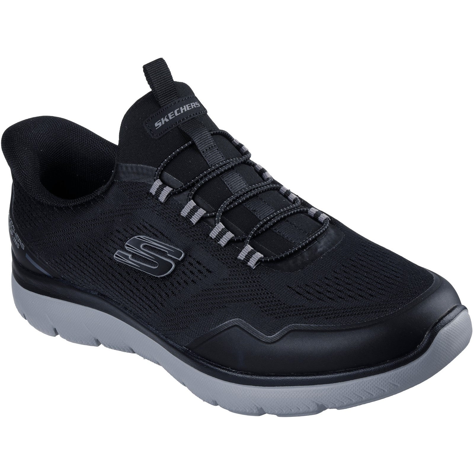 Skechers 233045 Black Summits Top Rate Trainers