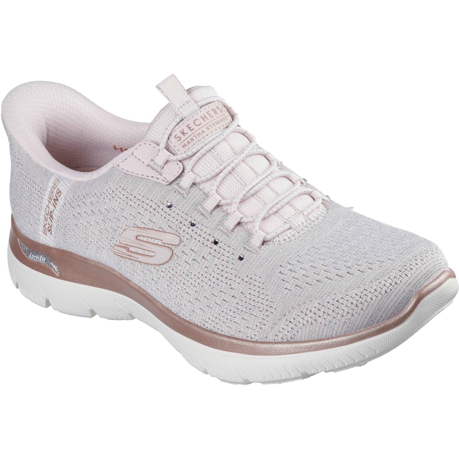 Skechers 150641 Light Pink Arch Fit Summits - Soft Shimmer Trainers