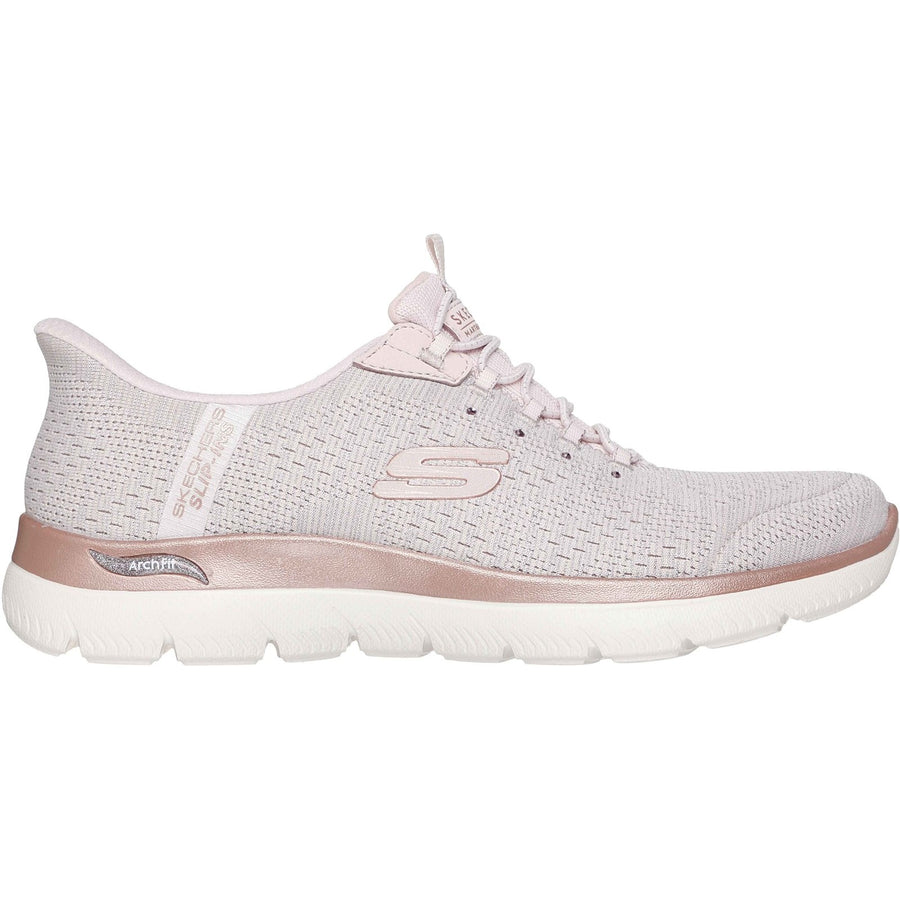 Skechers 150641 Light Pink Arch Fit Summits - Soft Shimmer Trainers