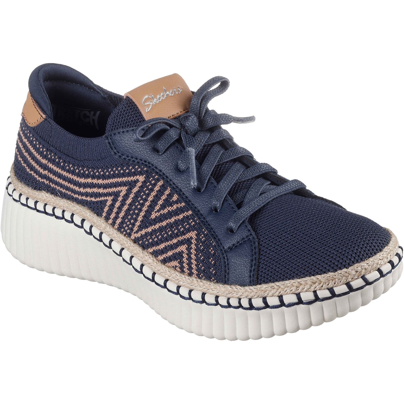 Skechers 100716-WB Navy Wilshire Boulevard Bellevue Trainers
