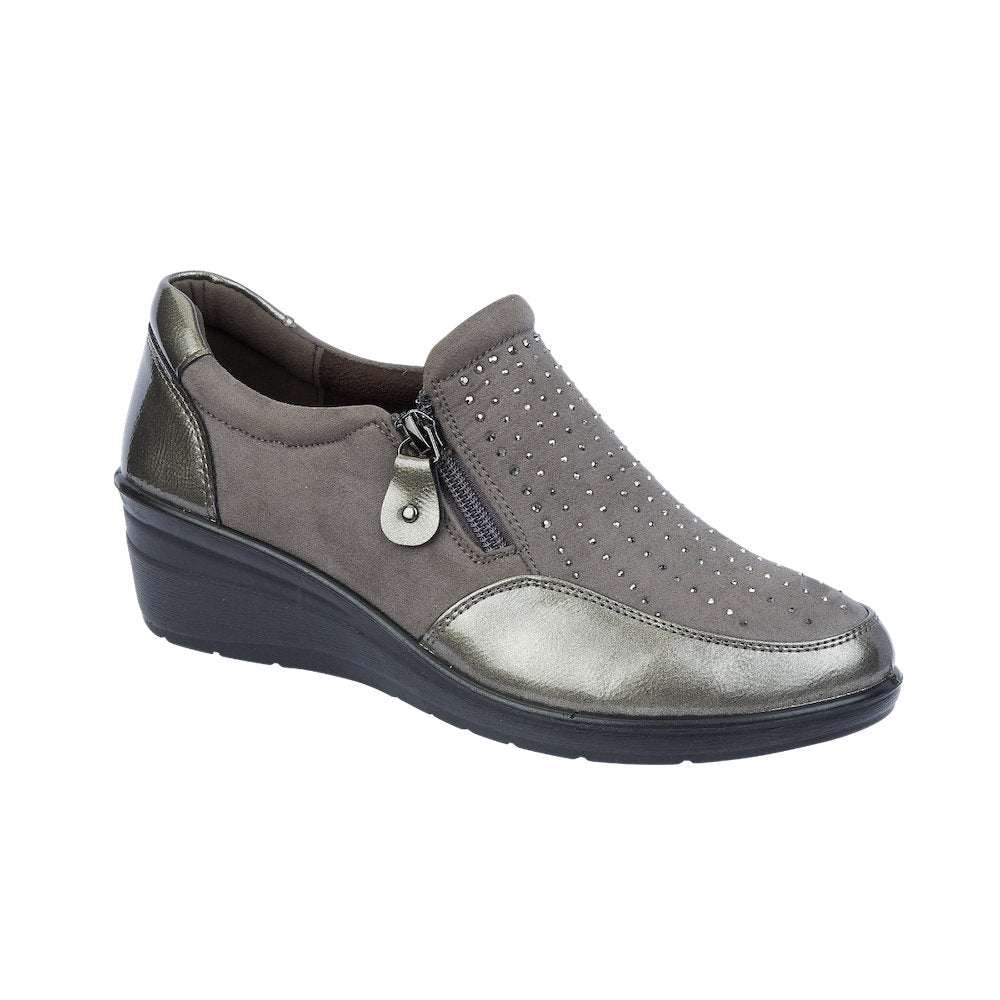 Jo & Joe Jessica Pewter Shoes