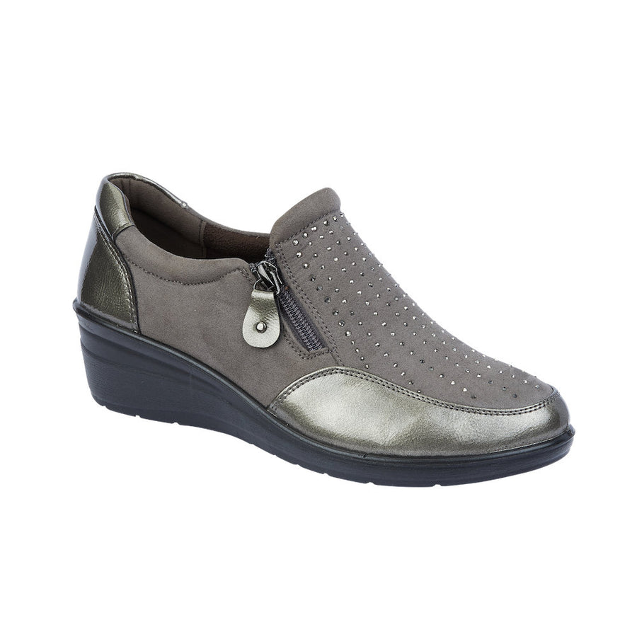 Jo & Joe Jessica Pewter Shoes