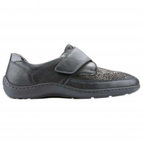 Waldlaufer 496H31-330-001 Black Shoes